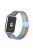 For Xiaomi Smart Band 8 Pro Magnetic Band Stainless Steel Milanese Watch Strap with Connector - Colorful