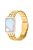 For Xiaomi Smart Band 8 Pro Metal Wrist Band Replacement Smart Watch Strap - Gold