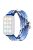 For Xiaomi Smart Band 8 Pro Nylon Watch Band Adjustable Woven Strap - Colorful Blue