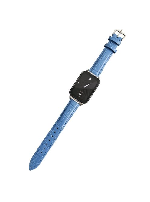 For Xiaomi Smart Band 8 Pro PU Leather Wristband Bracelet - Blue