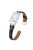 For Xiaomi Smart Band 8 Pro Rhinestone Genuine Cow Leather Watch Strap (Rose Gold Buckle) - Black