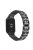 For Xiaomi Smart Band 8 Pro S-Shape Rhinestone Zinc Alloy Watch Strap Band - Black