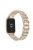 For Xiaomi Smart Band 8 Pro S-Shape Rhinestone Zinc Alloy Watch Strap Band - Champagne Gold