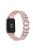 For Xiaomi Smart Band 8 Pro S-Shape Rhinestone Zinc Alloy Watch Strap Band - Rose Pink