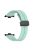 For Xiaomi Smart Band 8 Pro Silicone Watch Strap Wristband with Magnetic Folding Buckle - Mint Green