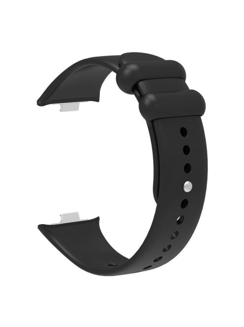 For Xiaomi Smart Band 8 Pro Solid Color Wrist Band Replacement Silicone Watch Strap - Black