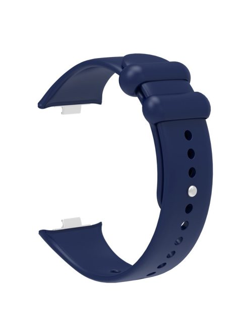 For Xiaomi Smart Band 8 Pro Solid Color Wrist Band Replacement Silicone Watch Strap - Midnight Blue