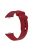 For Xiaomi Smart Band 8 Pro Solid Color Wrist Band Replacement Silicone Watch Strap - Wine Red