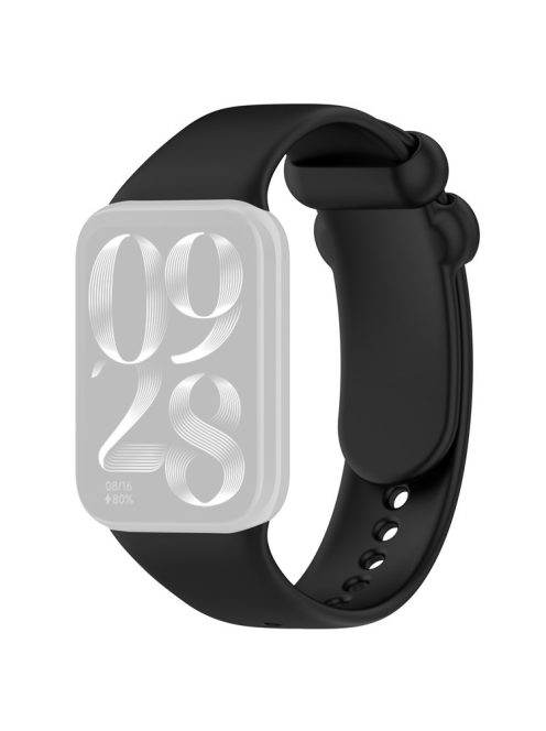 For Xiaomi Smart Band 8 Pro Watch Band Adjustable Silicone Strap Replacement - Black