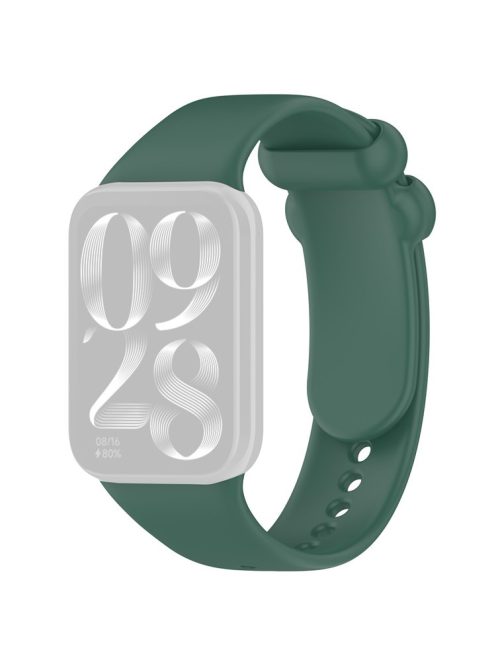 For Xiaomi Smart Band 8 Pro Watch Band Adjustable Silicone Strap Replacement - Dark Green