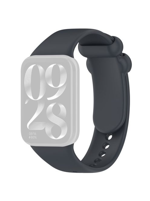 For Xiaomi Smart Band 8 Pro Watch Band Adjustable Silicone Strap Replacement - Dark Grey