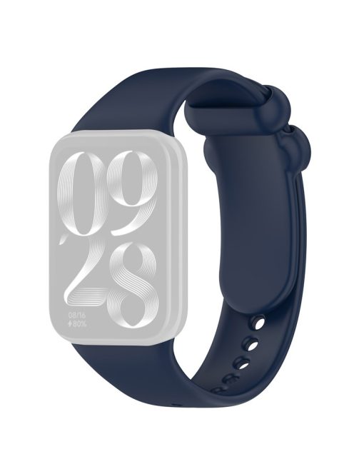 For Xiaomi Smart Band 8 Pro Watch Band Adjustable Silicone Strap Replacement - Midnight Blue