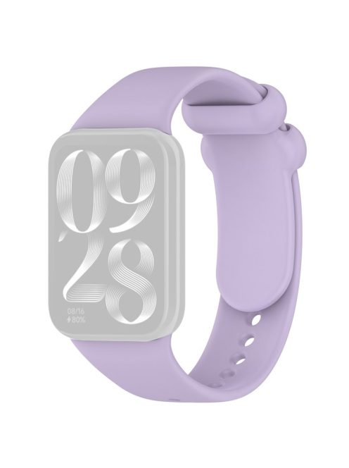 For Xiaomi Smart Band 8 Pro Watch Band Adjustable Silicone Strap Replacement - Purple