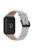 For Xiaomi Smart Band 8 Pro Watch Band Genuine Cowhide Leather Buckle Watch Strap - Grey