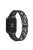 For Xiaomi Smart Band 8 Pro Watch Band Rhinestone Decor 5-Bead Metal Watch Strap - Black