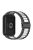 For Xiaomi Smart Band 8 Pro Watch Band Stainless Steel Watch Strap with Tool, Spring Bar - Black / Silver / Black