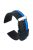 For Xiaomi Watch 2 / Huawei Watch 4 Pro Replacement Wrist Band 22mm Soft Silicone Strap with Dual Color - Black+Blue