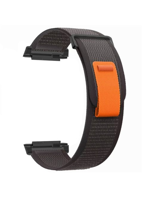 For Xiaomi Watch H1 Nylon Watch Band Adjustable Loop Fastener Strap - Black