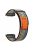 For Xiaomi Watch H1 Nylon Watch Band Adjustable Loop Fastener Strap - Black+Rainbow