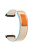 For Xiaomi Watch H1 Nylon Watch Band Adjustable Loop Fastener Strap - Milk White