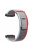 For Xiaomi Watch H1 Nylon Watch Band Adjustable Loop Fastener Strap - Red+Grey