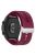 For Xiaomi Watch H1 Replacement Bands Breathable Silicone Watch Strap - Wine Red