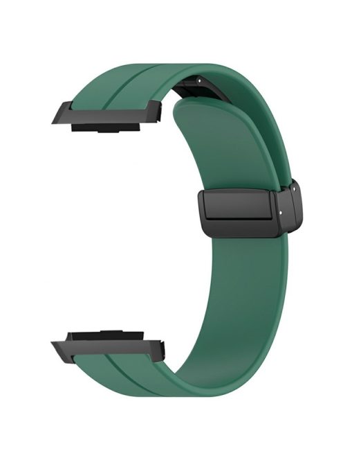 For Xiaomi Watch H1 Watchband Soft Silicone Watch Strap with Magnetic Buckle - Army Green