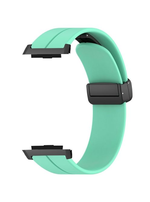 For Xiaomi Watch H1 Watchband Soft Silicone Watch Strap with Magnetic Buckle - Mint Green