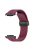 For Xiaomi Watch H1 Watchband Soft Silicone Watch Strap with Magnetic Buckle - Wine Red