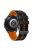 For Xiaomi Watch S1 / S1 Pro / Huami Amazfit GTR 4 Pro Silicone Watch Band 22mm Dual-Color Replacement Wrist Strap - Black / Orange