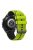 For Xiaomi Watch S1 / S1 Pro / Huami Amazfit GTR 4 Pro Silicone Watch Band 22mm Dual-Color Replacement Wrist Strap - Lime / Black