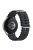 For Xiaomi Watch S1 Active / S1 Pro / Watch Color / Samsung Galaxy Watch 3 45mm Silicone Ocean Strap 22mm Sport Watch Band with Adjustable Buckle Loop - Midnight Black