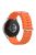 For Xiaomi Watch S1 Active / S1 Pro / Watch Color / Samsung Galaxy Watch 3 45mm Silicone Ocean Strap 22mm Sport Watch Band with Adjustable Buckle Loop - Orange