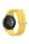 For Xiaomi Watch S1 Active / S1 Pro / Watch Color / Samsung Galaxy Watch 3 45mm Silicone Ocean Strap 22mm Sport Watch Band with Adjustable Buckle Loop - Yellow