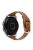 For Xiaomi Watch S1 Pro / Huami Amazfit GTR4 Pro 22mm T-shape Watchband Litchi Texture Genuine Leather Watch Strap - Brown