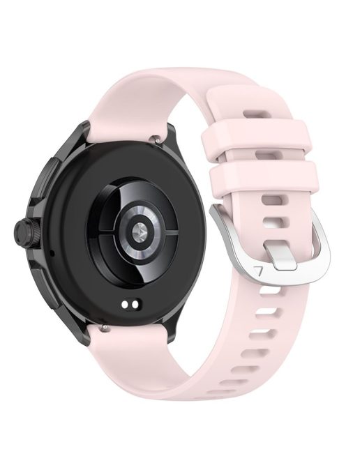 For Xiaomi Watch S3 / Huawei Watch 2 Pro / Honor Watch 4 Pro Watch Band 22mm Silicone Watch Strap - Light Pink