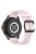 For Xiaomi Watch S4 Sport / Samsung Galaxy Watch3 45mm / Watch 42mm Silicone 22mm Multiple Holes Breathable Watch Strap - Light Pink