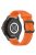 For Xiaomi Watch S4 Sport / Samsung Galaxy Watch3 45mm / Watch 42mm Silicone 22mm Multiple Holes Breathable Watch Strap - Orange