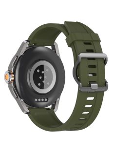   For Xiaomi Watch S4 Sport Silicone Watch Strap 22mm Adjustable Wrist Band - Army Green