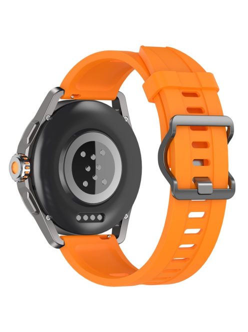 For Xiaomi Watch S4 Sport Silicone Watch Strap 22mm Adjustable Wrist Band - Orange