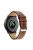 Genuine Leather Smart Watch Band Strap Replacement for Xiaomi  Haylou Solar LS05, etc. - Brown