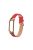 Genuine Leather Watch Strap Watchband for Xiaomi Mi Smart Band 4 - Red