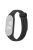 JUNSUNMAY For Xiaomi Mi Band 5 / 6 / 7 TPU Watch Band Quick Release Wrist Strap for Sports Watch Replacement Accessories - Black