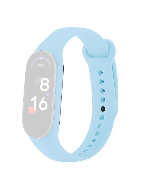 JUNSUNMAY For Xiaomi Mi Band 5 / 6 / 7 TPU Watch Band Quick Release Wrist Strap for Sports Watch Replacement Accessories - Blue