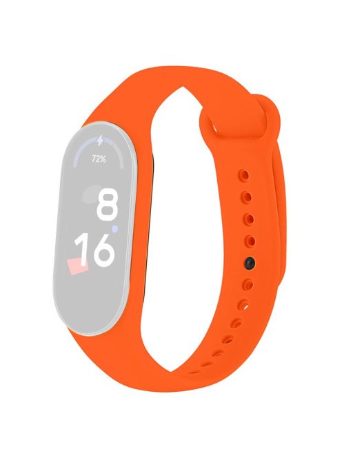 JUNSUNMAY For Xiaomi Mi Band 5 / 6 / 7 TPU Watch Band Quick Release Wrist Strap for Sports Watch Replacement Accessories - Orange