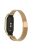 KALEBOL KLB-ML-001 For Xiaomi Mi Band 4 / 3 Milanese Mesh Band Magnetic Stainless Steel Watch Strap - Gold