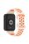 KALEBOL KLB-SSGJ-002 For Xiaomi Smart Band 8 Pro / Redmi Watch 4 Silicone Strap Dual Color - White+Orange