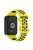 KALEBOL KLB-SSGJ-002 For Xiaomi Smart Band 8 Pro / Redmi Watch 4 Silicone Strap Dual Color - Yellow+Black