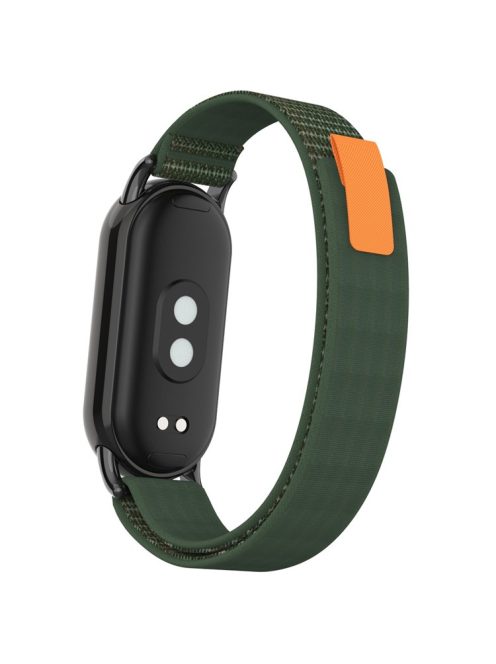 KALEBOL KLB-YJNLHH-001 for Xiaomi Mi Band 9 NFC / Mi Band 9 / Smart Band 8 NFC / Smart Band 8 Nylon Band Strap Replacement Wristband - Army Green