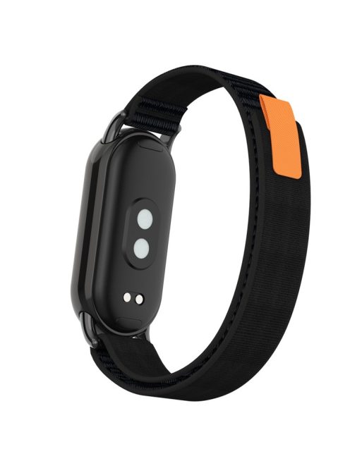 KALEBOL KLB-YJNLHH-001 for Xiaomi Mi Band 9 NFC / Mi Band 9 / Smart Band 8 NFC / Smart Band 8 Nylon Band Strap Replacement Wristband - Black